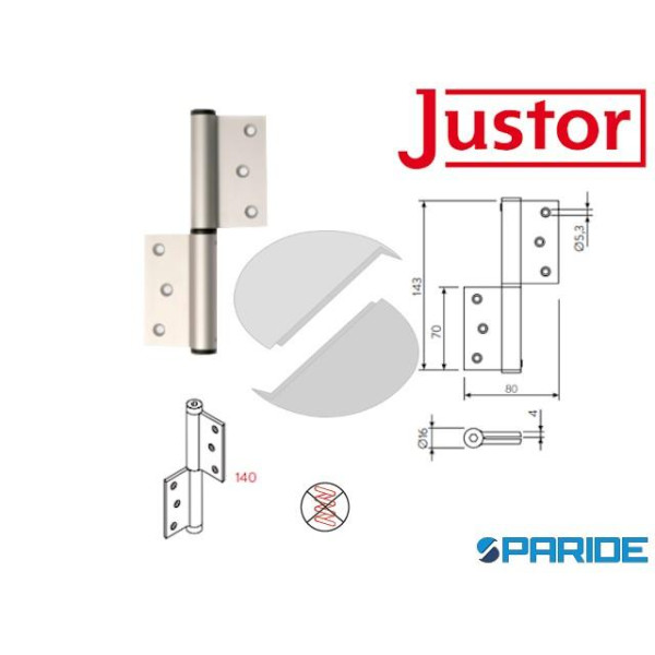 PERNO A SEMPLICE AZIONE MZ SM ARGENTO JUSTOR 6799 ...