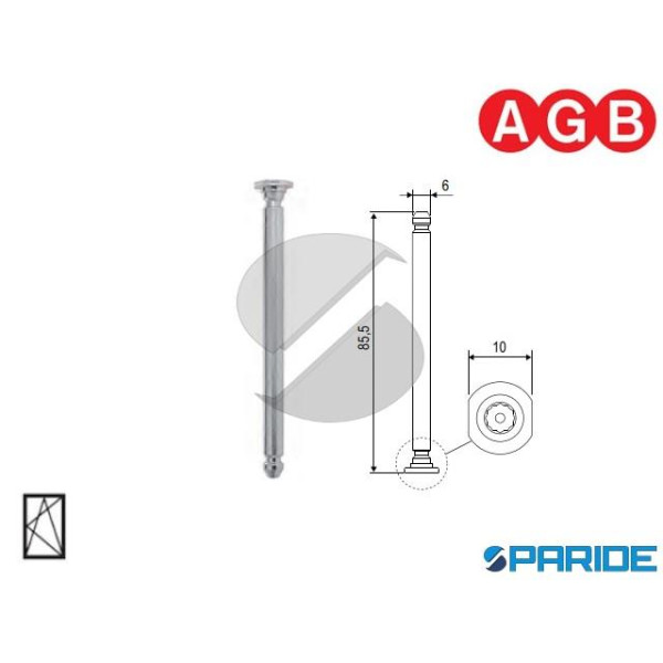 PERNO PER SUPPORTO FORBICE A507900000 AGB ARTECH