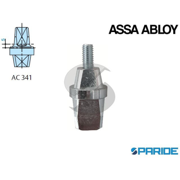 PERNO QUADRO ITALIA H 5 MM AC341 ASSA ABLOY PER CH...