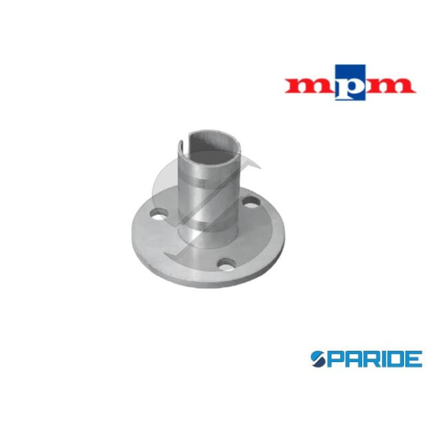 PIANTANA A PAVIMENTO PER TUBO 42,4X2 MM IN ACCIAIO...