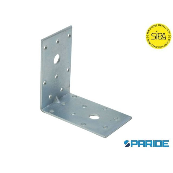 PIASTRA AD ANGOLO 390 60X60 MM L 50 MM SP 2,5 MM Z...