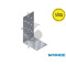PIASTRA AD ANGOLO 3900 150X200 MM C 95 MM SP 2,5 MM PESANTE ZINCATA