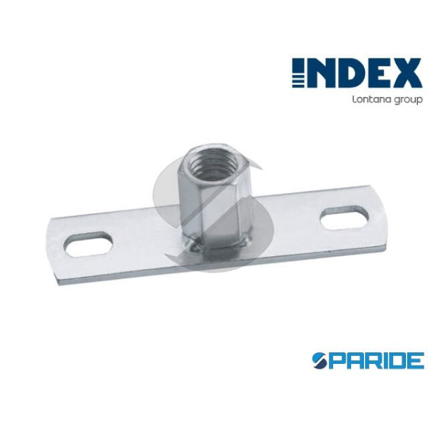 PIASTRA DI FISSAGGIO M8+M10 ZINCATA PF-ZN INDEX