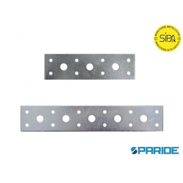 PIASTRA DIRITTA 1677 L 140 MM L 40 MM SP 3 MM ZINC...
