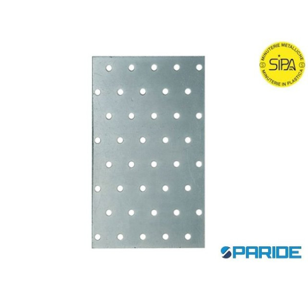 PIASTRA DIRITTA 366 L 80 MM L 100 MM SP 2,5 MM ZIN...