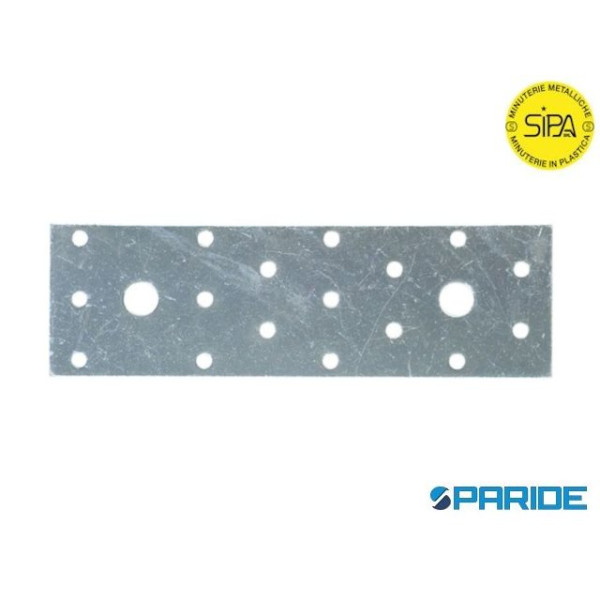 PIASTRA DIRITTA 387 L 160 MM L 50 MM SP 2,5 MM ZINCATA PESANTE
