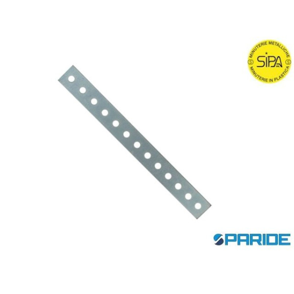 PIASTRA FORATA DIRITTA 145 L 300 MM SP 2 MM ZINCAT...