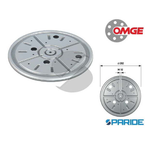 PIASTRA GIREVOLE 360 GRADI 1035 OMGE SU SFERE GRIG...