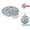 PIASTRA GIREVOLE 360 GRADI 1035 OMGE SU SFERE GRIGIO QUARZO RAL 7039