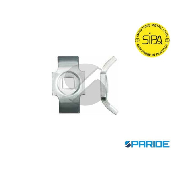 PIASTRINA D 35 MM CON FORO QUADRO 6 MM 195 SIPA