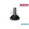 PIEDE FISSO D 40 MM M12X75 4 TECOM ZINCATO