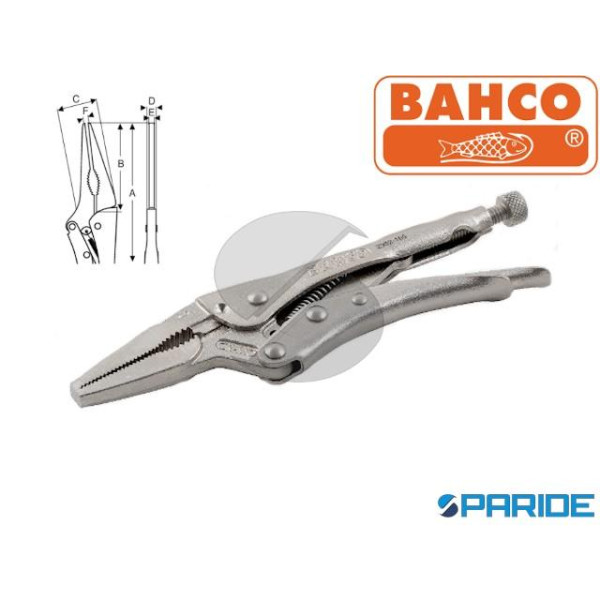 PINZA AUTOBLOCCANTI 2952-165 CON GANASCE LUNGHE E ...