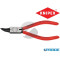 PINZA PER ANELLI DI SICUREZZA 44 31 J02 KNIPEX INTERNI 45 GRADI