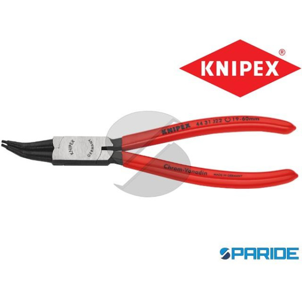 PINZA PER ANELLI DI SICUREZZA 44 31 J22 KNIPEX INT...