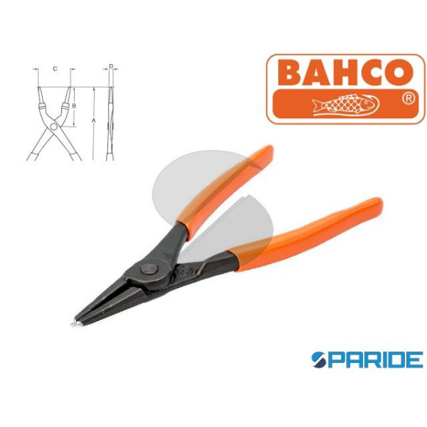 PINZA PER ANELLI ELASTICI 19-60 MM 2900-180 BAHCO