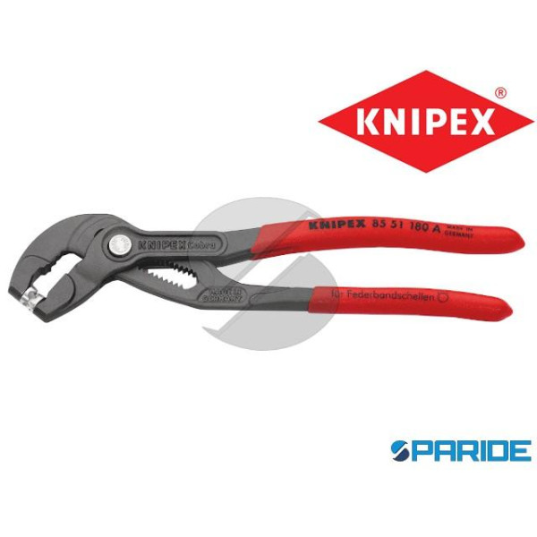 PINZA PER FASCETTE ELASTICHE 85 51 180 A KNIPEX