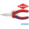 PINZA PER MECCANICA 25 05 140 CON BECCHI MEZZITONDI E TRONCHESE KNIPEX