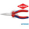 PINZA PER MECCANICA 25 05 160 CON BECCHI MEZZITONDI E TRONCHESE KNIPEX