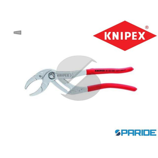 PINZA PER SIFONI E CONNETTORI 81 03 230 KNIPEX