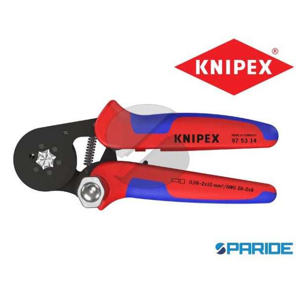 PINZA TERMINALI 97 53 14 KNIPEX REGOLAZIONE AUTOMA...