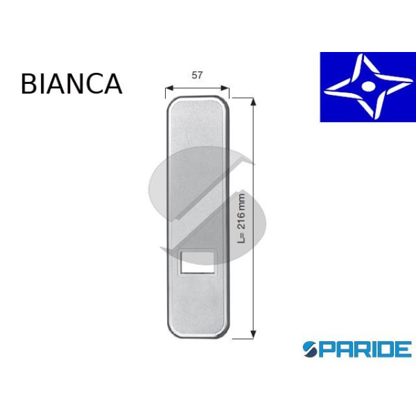 PLACCA AVVOLGITORE ESA PLASTICA BIANCA LUNGA AD IN...
