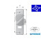 PLACCA AVVOLGITORE I 142 MM INOX