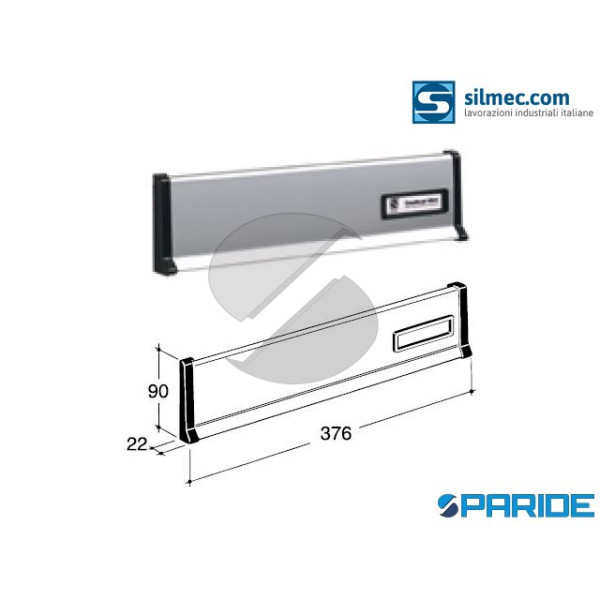 Cassetta per Posta e Pacchi Silmec S-LOCKER Alluminio Silver