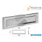 PLACCA BUCALETTERE APERTURA ESTERNA 730CS CROMO SATINATO MARIVA