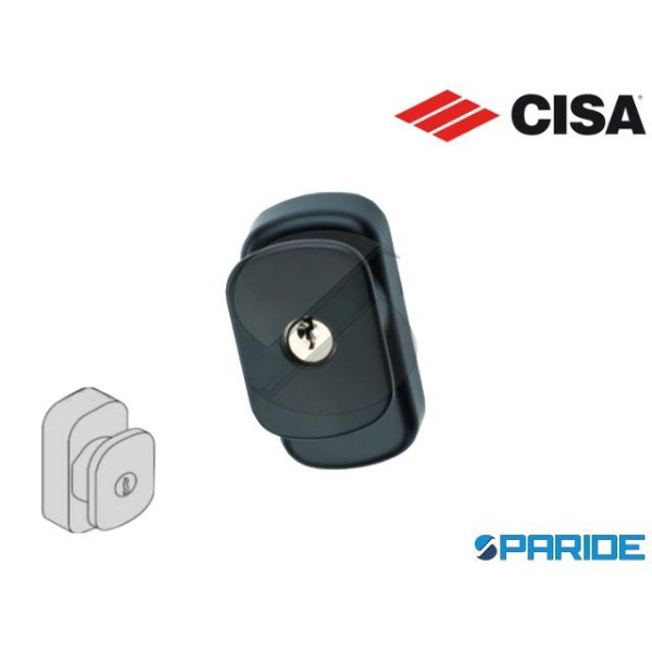 PLACCA CON CILINDRO 07078 29 CISA PER PUSH BAR