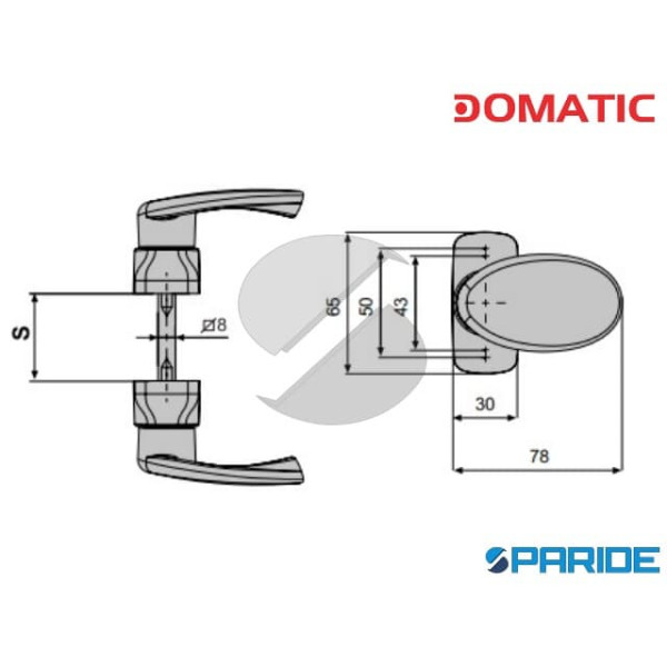 POMOLO DOPPIO GIOTTO C2061 BIANCO DOMATIC