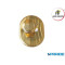 POMOLO E MOSTRINA PER LIMITATORE A SCORRIMENTO OTTONE LUCIDO P+M\PLSO AZZI FAUSTO