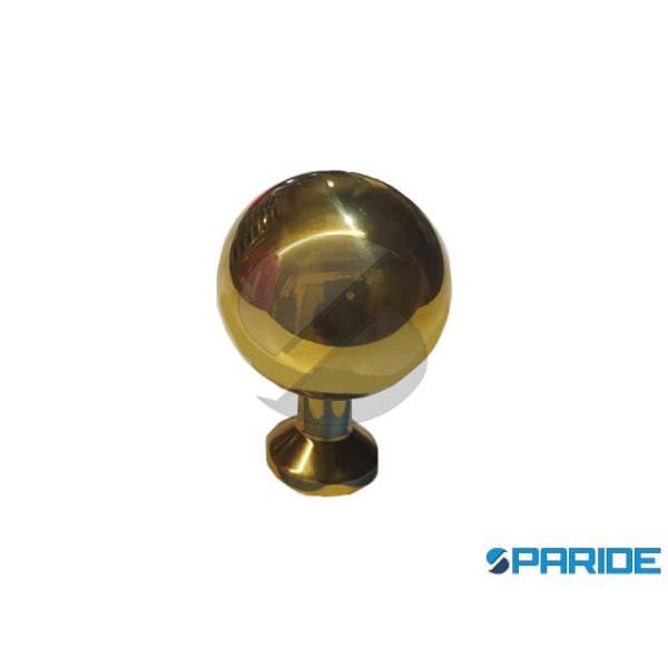 POMOLO FISSO D 70 MM OTTONE LUCIDO PER PORTE  BLIN...