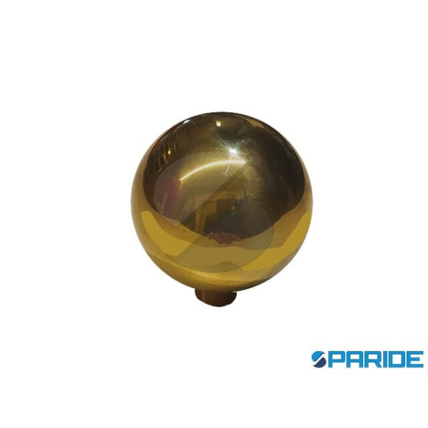 POMOLO FISSO D 70 MM OTTONE LUCIDO PER PORTE BLIND...