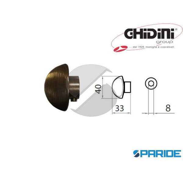POMOLO MEZZALUNA F8 66748228704 ZGV GHIDINI BRONZO...