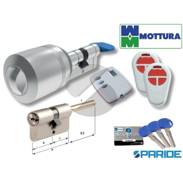 POMOLO MOTORIZZATO XFREE MOTTURA PRO 49P14 CON CIL...