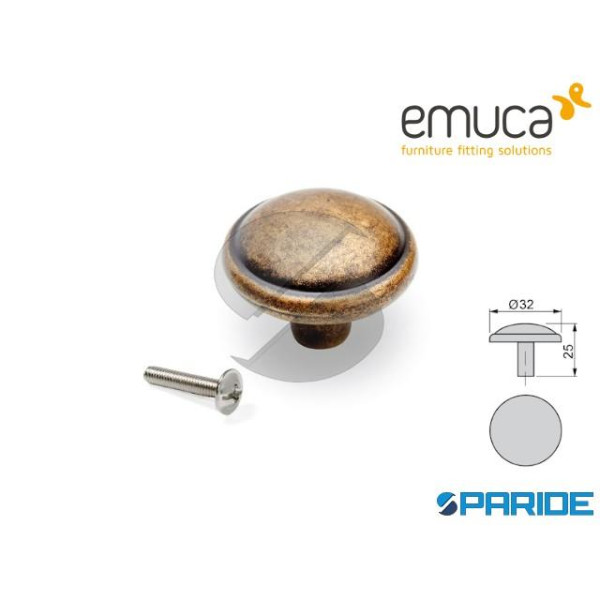 POMOLO PER MOBILE D 32 MM ZAMA BRONZO 9160008 EMUC...