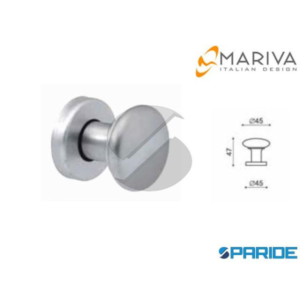POMOLO SMART D 45 MM 153 CROMO SATINATO MARIV