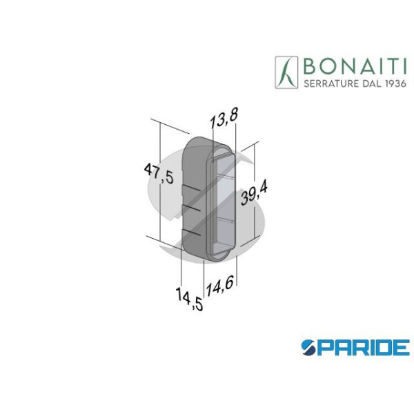 POZZETTO 708 NYLON NERO BONAITI SCROCCO AY708000K0