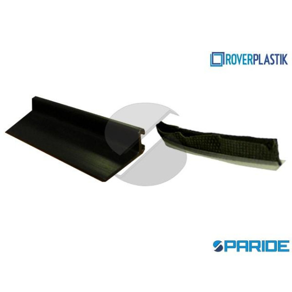 PROFILO + SPAZZOLINO AIR STOP PVC 3 MT NERO ROVERP...