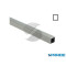 PROFILO A TUBO QUADRO VUOTO 40X40X2 IN ALLUMINIO L 2 MT GREZZO