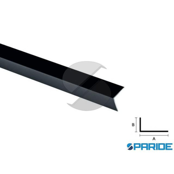 PROFILO ANGOLARE A L ALLUMINIO 30X15X1,5 L 2 MT NE...