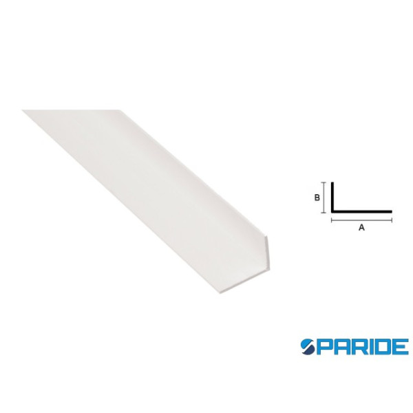 PROFILO ANGOLARE A L IN ALLUMINIO 15X10 L 2 MT BIA...