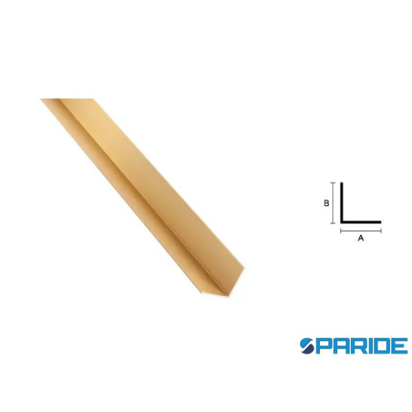 PROFILO ANGOLARE IN ALLUMINIO 30X30 L 2 MT ORO