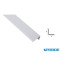 PROFILO ANGOLARE IN PLASTICA 30X30 L 3 MT GRIGIO