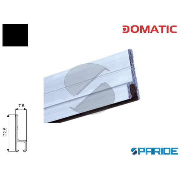 PROFILO DI SUPPORTO DF405 L 2500 MM MARRONE PER SP...