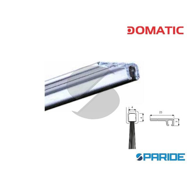 PROFILO DI SUPPORTO DF500BI L 2500 MM PER SPAZZOLI...