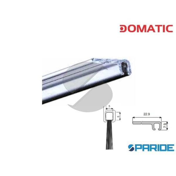 PROFILO DI SUPPORTO DF505BI L 2500 MM ARGENTO PER ...