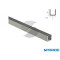 PROFILO IN ALLUMINIO CANALINA U 8X16X1 L 2 MT ARGENTO