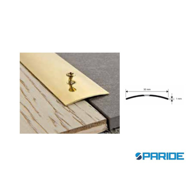 PROFILO IN OTTONE FORATO 30 MM L 270 CM