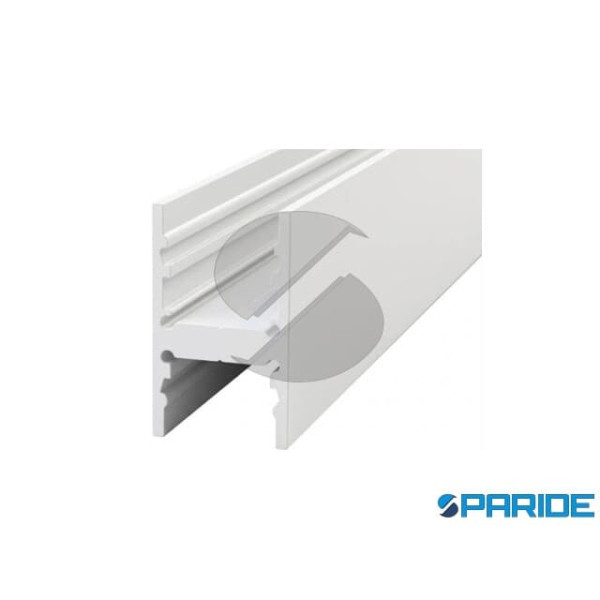PROFILO LED ALLUMINIO 31X18,4 MM L 3 MT BIANCO
